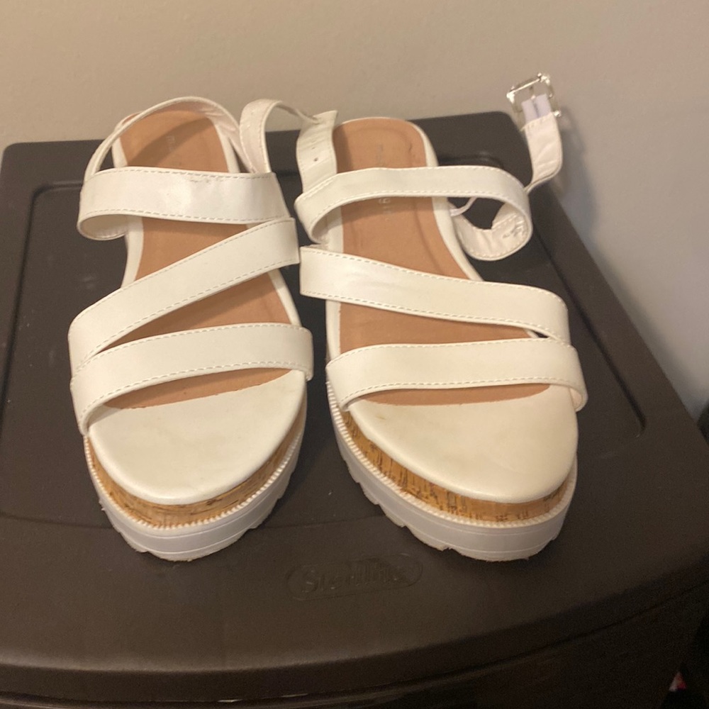 Madden Girl G-Sentry White Sandals